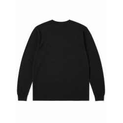 Long sleeve, hvidt logo, sort, unisex