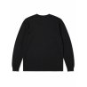 Long sleeve, hvidt logo, sort, unisex