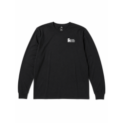 Long sleeve, hvidt logo, sort, unisex