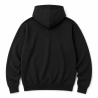 Hættetrøje, hvidt logo, mørkegrå, unisex