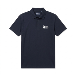 Polo, hvidt logo, unisex